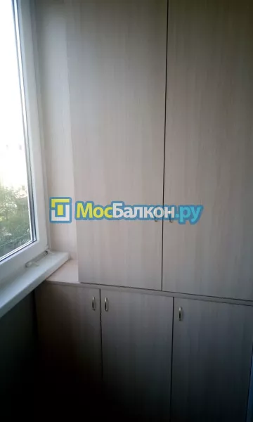 Шкаф на балкон купить в Дзержинском на заказ недорого от МосБалкон