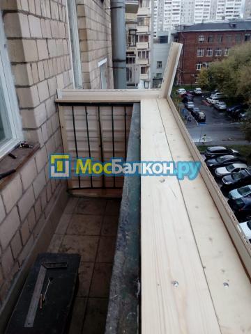 Вынос под остекление Г-образного балкона 3*0,8м