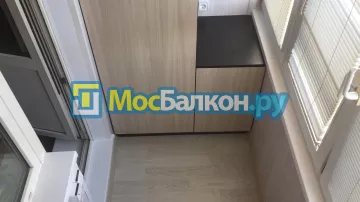 Шкаф на балкон купить в Дзержинском на заказ недорого от МосБалкон