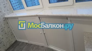 Шкаф на балкон купить в Дзержинском на заказ недорого от МосБалкон