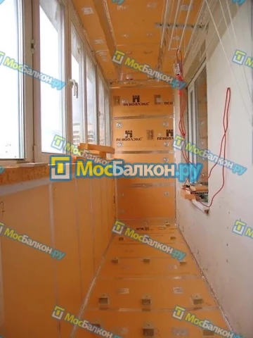 Утепление балкона пеноплэксом в Дзержинском на заказ недорого от МосБалкон