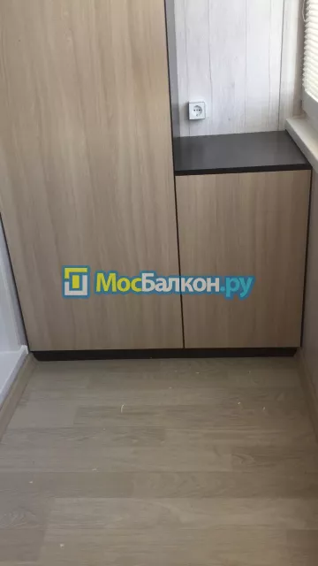 Шкаф на балкон купить в Дзержинском на заказ недорого от МосБалкон