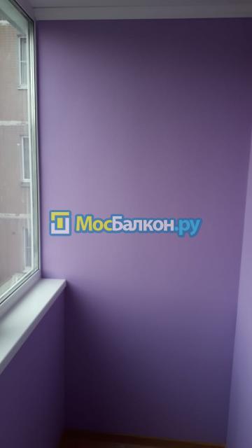 Отделка и покраска небольшой лоджии