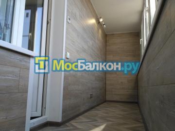 отделка балконов ламинатом примеры работ