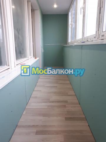 Утепление и обшивка лоджии гипсокартоном