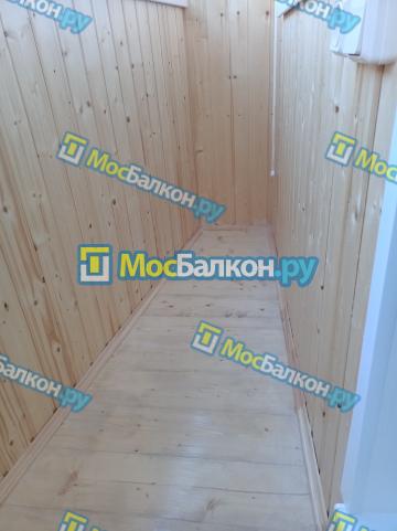 ОТДЕЛКА ЛОДЖИИ ФОРМА ЛОДОЧКА ДЕРЕВЯННОЙ ВАГОНКОЙ
