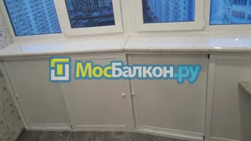 Шкаф на балкон купить в Дзержинском на заказ недорого от МосБалкон