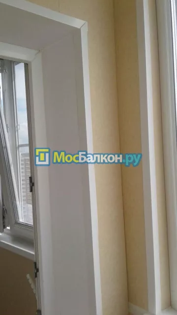 Отделка балкона и лоджии пластиковыми ПВХ панелями в Дзержинском от компании МосБалкон