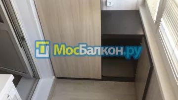 Шкаф на балкон купить в Дзержинском на заказ недорого от МосБалкон