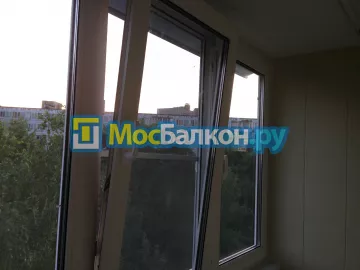 Отделка балкона и лоджии пластиковыми ПВХ панелями в Дзержинском от компании МосБалкон