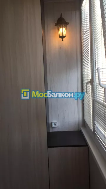 Шкаф на балкон купить в Дзержинском на заказ недорого от МосБалкон