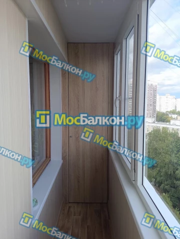 Шкаф на балкон купить в Дзержинском на заказ недорого от МосБалкон