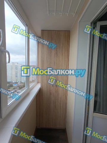 Шкаф на балкон купить в Дзержинском на заказ недорого от МосБалкон