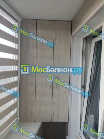 Шкаф на балкон купить в Дзержинском на заказ недорого от МосБалкон