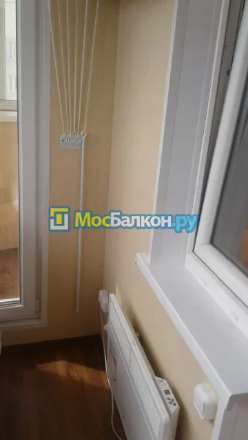 Отделка балкона и лоджии пластиковыми ПВХ панелями в Дзержинском от компании МосБалкон