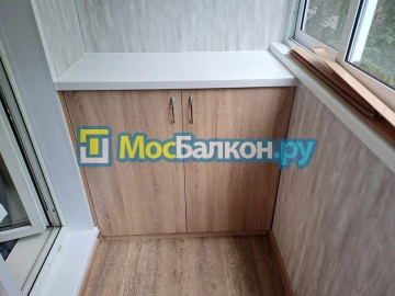 Шкаф на балкон купить в Дзержинском на заказ недорого от МосБалкон