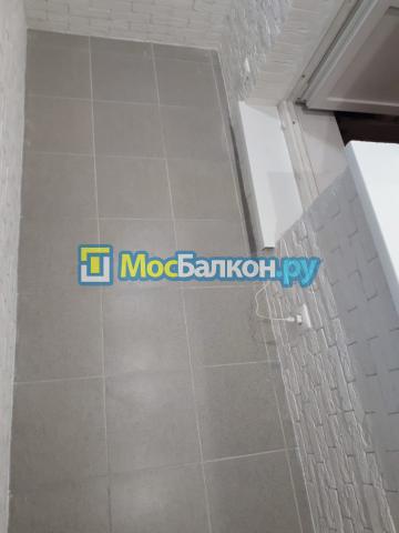 Отделка балкона декоративным камнем