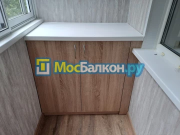 Шкаф на балкон купить в Дзержинском на заказ недорого от МосБалкон