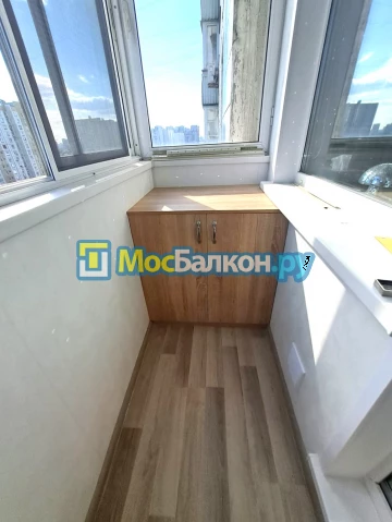 Шкаф на балкон купить в Дзержинском на заказ недорого от МосБалкон
