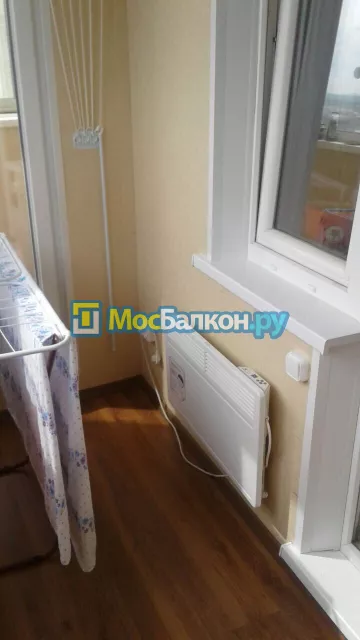 Отделка балкона и лоджии пластиковыми ПВХ панелями в Дзержинском от компании МосБалкон