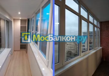 Заказать балкон в Дзержинском цена от 1320 руб | Остекление балконов и лоджий МосБалкон
