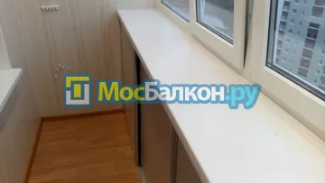 Шкаф на балкон купить в Дзержинском на заказ недорого от МосБалкон