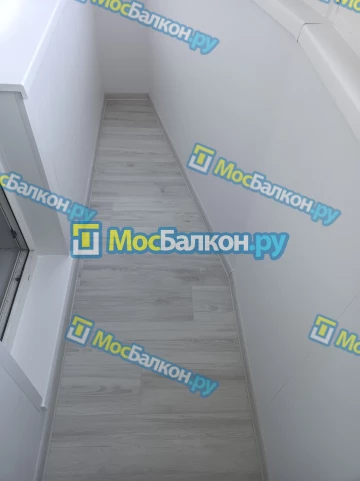 Отделка балкона и лоджии пластиковыми ПВХ панелями в Дзержинском от компании МосБалкон