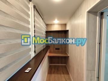 комплексная отделка лоджии под ключ