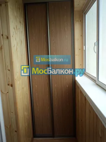 Шкаф на балкон купить в Дзержинском на заказ недорого от МосБалкон