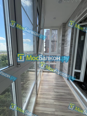 Панорамное остекление заказать под ключ по выгодной цене в Дзержинском от компании МосБалкон
