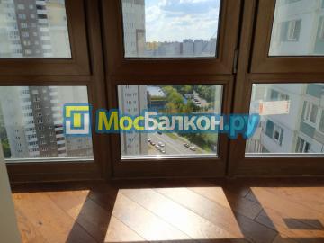 Остекление в ламинации (цветное)