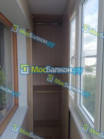 Шкаф на балкон купить в Дзержинском на заказ недорого от МосБалкон