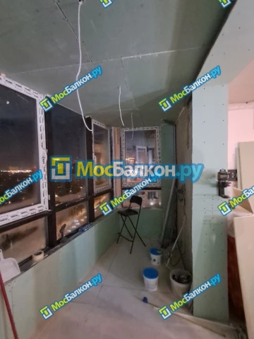 Отделка балконов гипсокартонном в Москве и области | Цены под ключ
