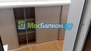 Шкаф на балкон купить в Дзержинском на заказ недорого от МосБалкон