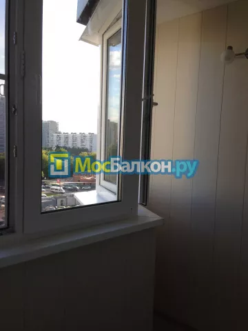 Отделка балкона и лоджии пластиковыми ПВХ панелями в Дзержинском от компании МосБалкон