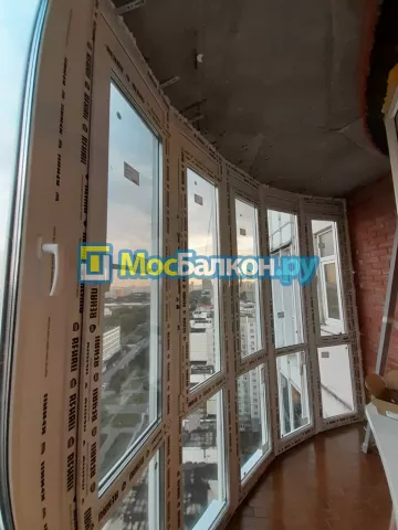 Панорамное остекление заказать под ключ по выгодной цене в Дзержинском от компании МосБалкон