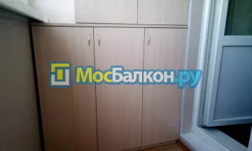Шкаф на балкон купить в Дзержинском на заказ недорого от МосБалкон